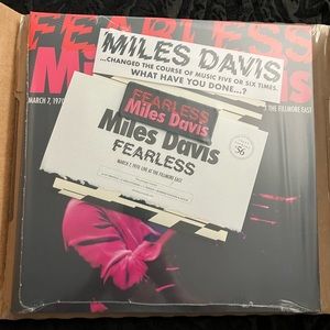 MILES DAVIS Live 1970 Third man Vault #56 Box Set 3x Colored Vinyl Record LP +45